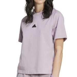 Adidas | Women's Z.N.E. Short sleeve Tee Shirt Light Purple size XS